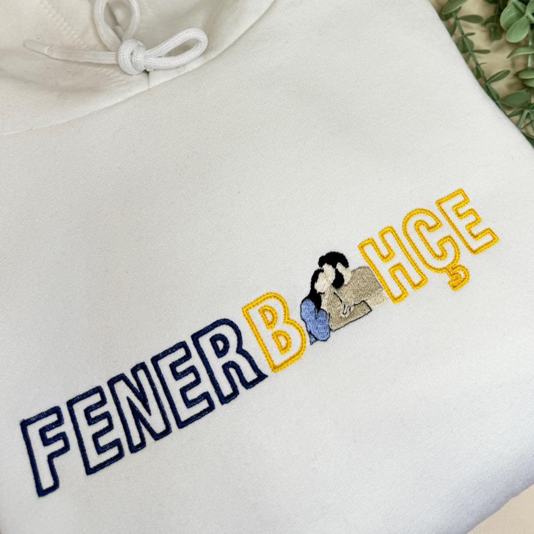 F E N E R B x H Ç E Yazılı Fotoğraf Nakışı - Görsel 3