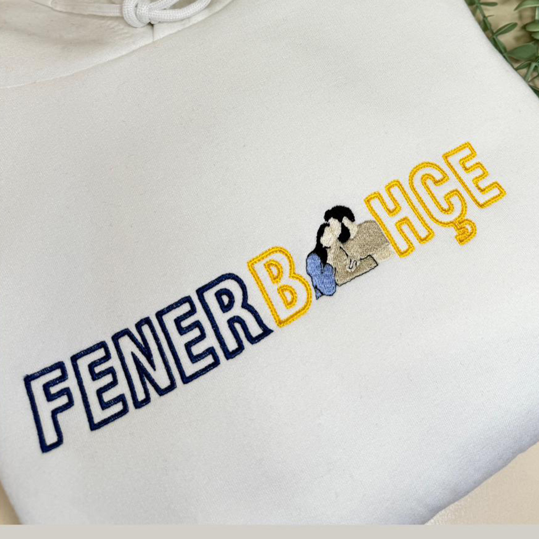 F E N E R B x H Ç E Yazılı Fotoğraf Nakışı