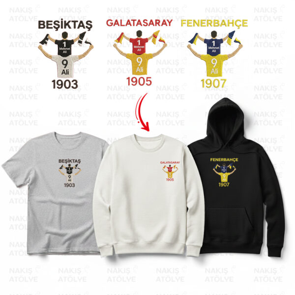 Takım Formalı Baba Oğul Nakışı